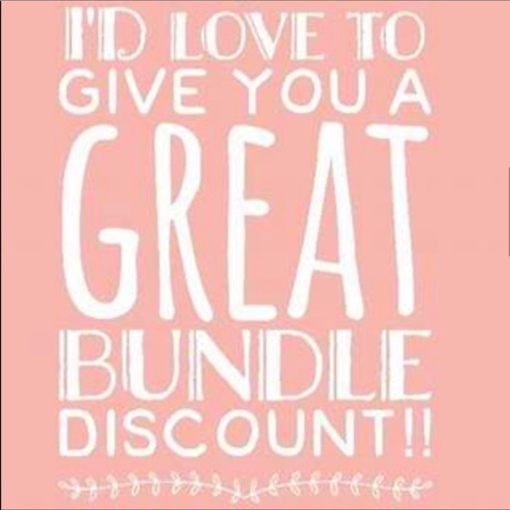 Bundle Your Item or Items for a discount. 😊